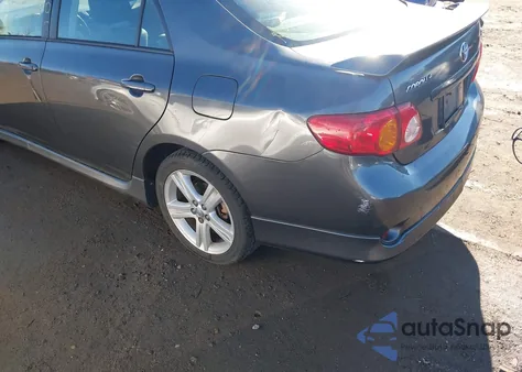 2009 Toyota Corolla Xrs z USA, uszkodzony, nr VIN 2T1BE40E99C027018